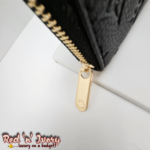 Midnight Monogram Zip-Around Wallet (EAH)