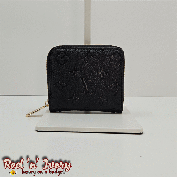 Midnight Monogram Zip-Around Wallet (EAH)