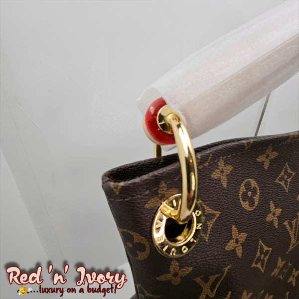 Elegant Monogram Ring-Handle Tote (EAJ)