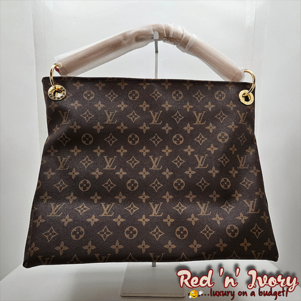 Elegant Monogram Ring-Handle Tote (EAJ)